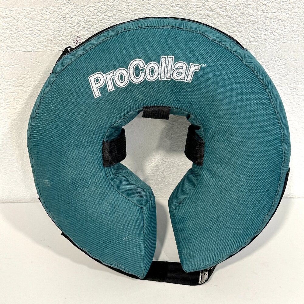 Contech ProCollar Pet Inflatable Dog Collar Sz Med Post Surgery Injuries Rashes